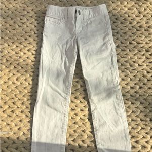 Gap white skinny jeans